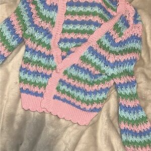 Colorful Striped Women's Sweater